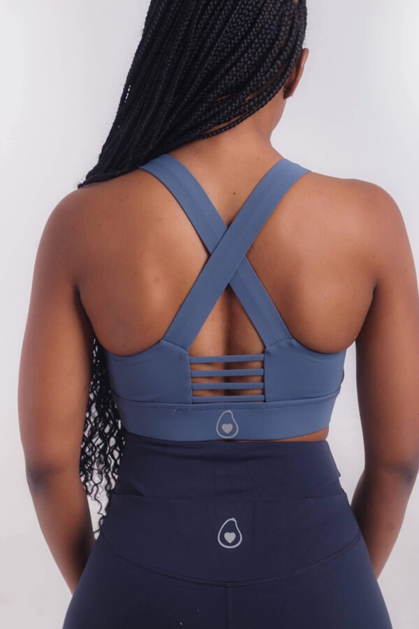RedAvowear crop top bra suitable for high impact activities